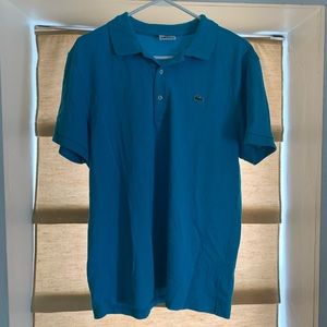 LACOSTE Men's Polo Teal Blue